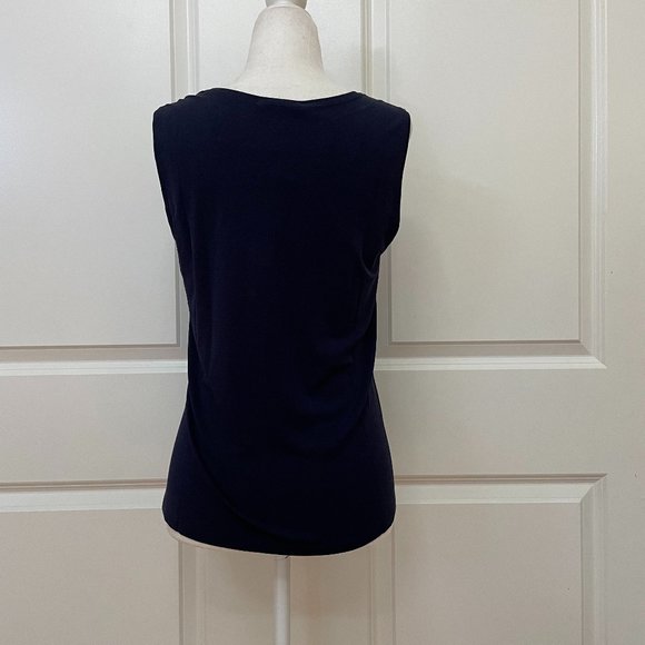 Stretch Silk Jersey Scoop Neck Tank - Picture 5 of 7